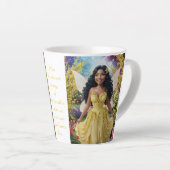 Tasse Latte Forsythia Fairy (Angle droit)