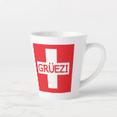Tasse Latte Fosse commune de Gruezi (Droite)
