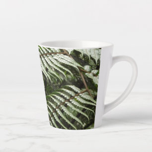 Tasse Latte Fougères II Vert foncé Nature