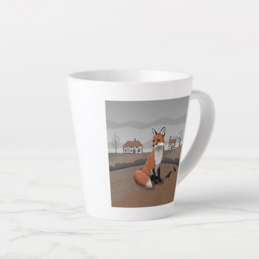 Tasse Latte Fox (Angle droit)