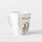 Tasse Latte Fox Bunny Rabbit Best Friends Forever (Angle gauche)