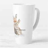 Tasse Latte Fox Bunny Rabbit Best Friends Forever (Angle droit)