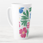 Tasse Latte Foxtrot Delta Tango Flower Boho (Angle gauche)
