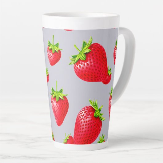 Tasse Latte fraise (Angle droit)