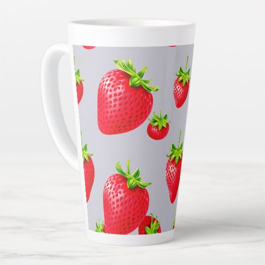 Tasse Latte fraise (Angle gauche)