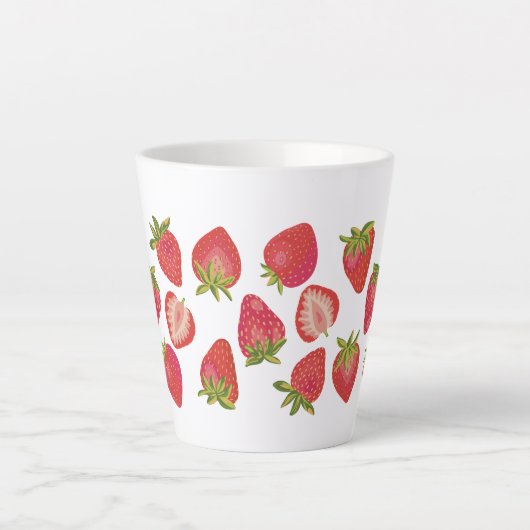 Tasse Latte Fraise (Devant)
