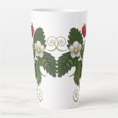 Tasse Latte Fraise à l'été (Devant)