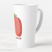 Tasse Latte Fraise Fraîcheur d'été (Angle droit)