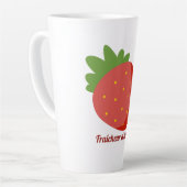 Tasse Latte Fraise Fraîcheur d'été (Angle gauche)