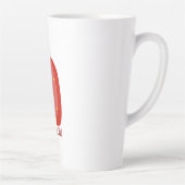 Tasse Latte Fraise Fraîcheur d'été (Droite)