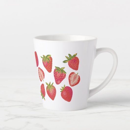 Tasse Latte Fraise Fruitée (Droite)