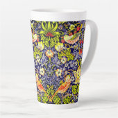 Tasse Latte Fraise Thief Oiseaux William Morris (Angle droit)