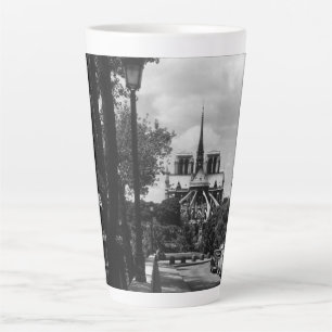 Tasse Latte France vintage Paris notre dame île saint louis