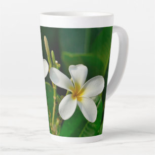 Tasse Latte Frangipani blanc