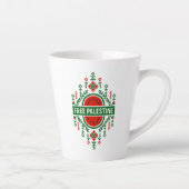 Tasse Latte Free Palestine (Droite)