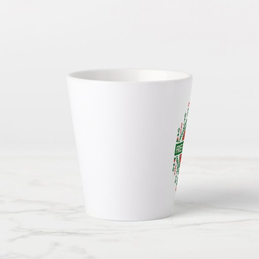 Tasse Latte Free Palestine (Devant)