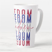 Tasse Latte Freedom Kamala Harris (Angle droit)