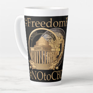 Tasse Latte #FreedomFirst : Portefeuille de la liberté - Embra