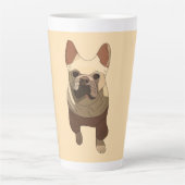 Tasse Latte French Bulldog, Soft Peach (Devant)