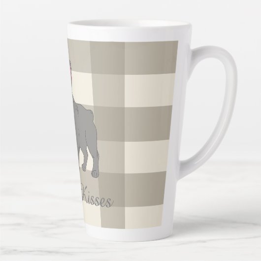 Tasse Latte French Kisses (Droite)