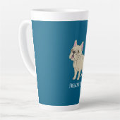 Tasse Latte Frenchie Mom (Angle gauche)