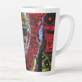 Tasse Latte Frequency Serpent – Abstract Energy Compact Mirror (Droite)