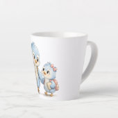 Tasse Latte Frère Sœur Oiseau Bleu (Angle droit)