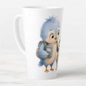 Tasse Latte Frères et Sœurs Oiseau Bleu (Angle gauche)