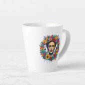 Tasse Latte Frida Kahlo (Angle droit)