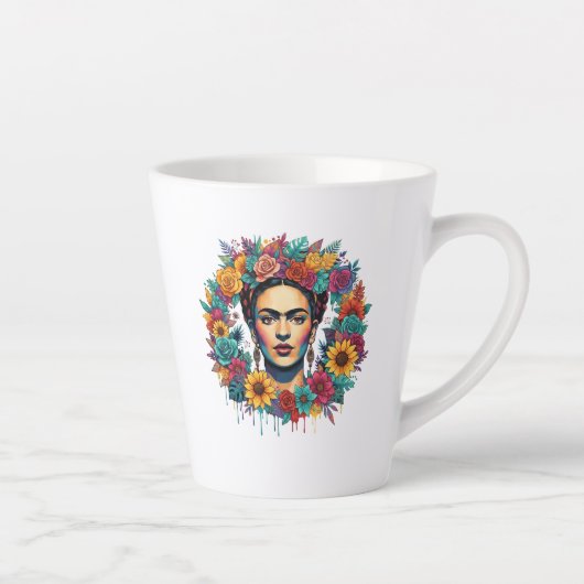 Tasse Latte Frida Kahlo (Droite)