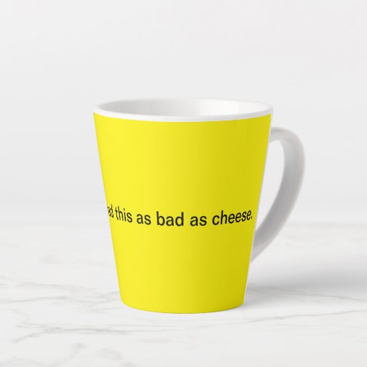 Tasse Latte Fromage (Angle droit)