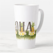 Tasse Latte Frontière Aloha Pineapple (Angle droit)