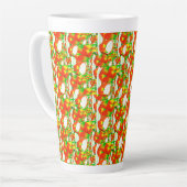 Tasse Latte fruit du dragon tropical (Angle gauche)