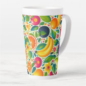 Tasse Latte Fruits colorés (Angle droit)