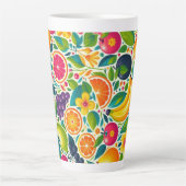 Tasse Latte Fruits colorés (Devant)
