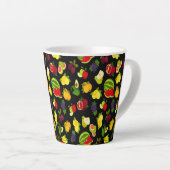 Tasse Latte Fruits d'agrumes (Angle droit)