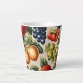 Tasse Latte Fruits et Fleurs du Luxe Jardin Italien (Devant)