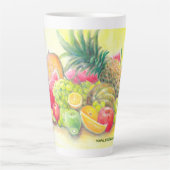 Tasse Latte Fruits heureux (Devant)