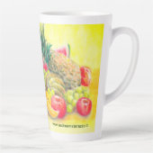 Tasse Latte Fruits heureux (Droite)