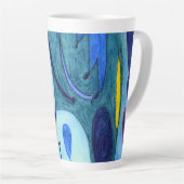 Tasse Latte Fumes bleues (Angle droit)