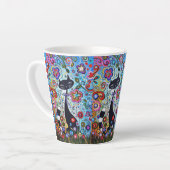 Tasse Latte Fun Cat Espresso Java Mocha Cute Café Café (Angle gauche)