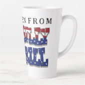 Tasse Latte Fun Hill Billy Grill Danemark Latte Mug! (Droite)