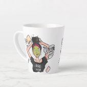 Tasse Latte Fun Rad Maman's Day Off (Angle gauche)