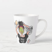 Tasse Latte Fun Rad Maman's Day Off (Droite)