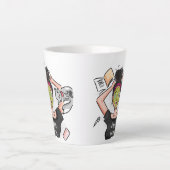 Tasse Latte Fun Rad Maman's Day Off (Devant)