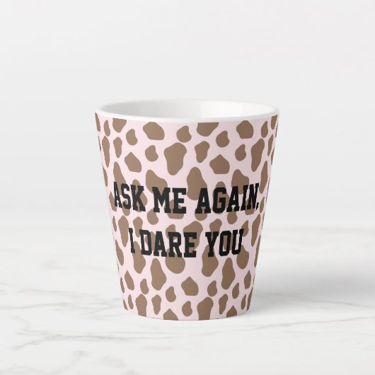 Tasse Latte Fun Sarcastic quote for teachers (Devant)
