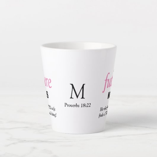 Tasse Latte Fun Single Lady FUTURE MRS Christian (Devant)