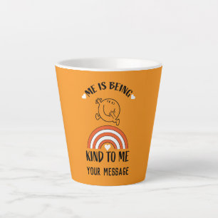 Tasse Latte Funky Sensibilisation à la santé mentale Soutien e