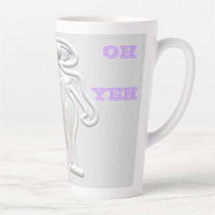 Tasse Latte Funky Space est l'endroit à être