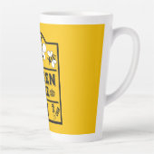 Tasse Latte Funny Apiary Honey Queen Bee (Droite)